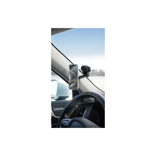 iOttie Velox Mini Qi2 Wireless Dash & Windshield Mount - car mount for phone on dashboard and windshield with 15W wireless charging
