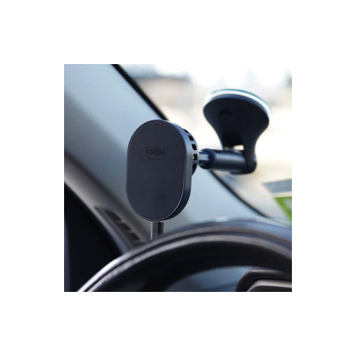 iOttie Velox Pro Magnetic Wireless charging dash mount - magnetic car mount for phone for dashboard and windshield with wireless charging and cooling system