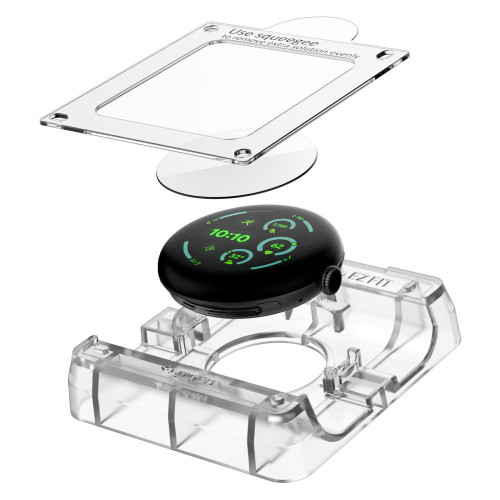 Folia HydroŻelowa Spigen Elite Shield ”ez Fit” 2-pack Google Pixel Watch 3 / 4 / 5 (41 Mm) Clear