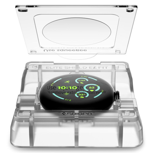 Folia HydroŻelowa Spigen Elite Shield ”ez Fit” 2-pack Google Pixel Watch 3 / 4 / 5 (41 Mm) Clear
