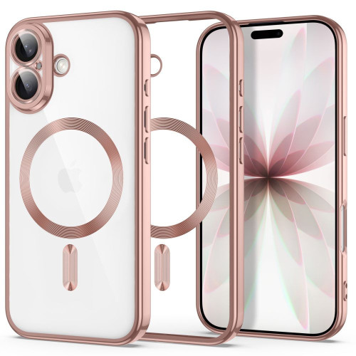 Tech-protect Magflex Magsafe Iphone 17 Shiny Rose Gold