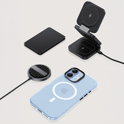 Benks Etui Magnetic Lucid Armor (C.K.JC.AP.PU.C067) do Iphone 17 fioletowy (Camera Control Button)