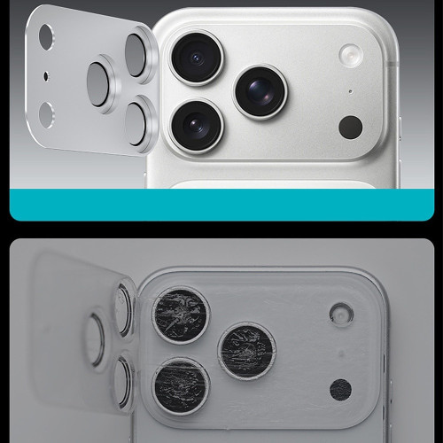 Benks Hartowane szkło Glass Warrior Metal Integrated Lens Protector (C.M.SX.AP.BE.C069) do Iphone 17 Pro (obiektyw 3 sztuki) niebieskie