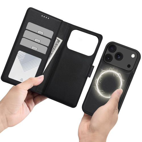 Tech-protect Wallet Magsafe Iphone 17 Pro Max / 18 Pro Max Matte Black