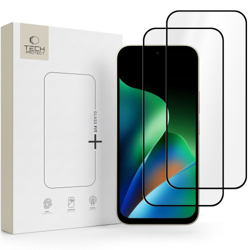 Tech-Protect Glass Fit+ 2-pack for Xiaomi Redmi 17 4G / 5G Black