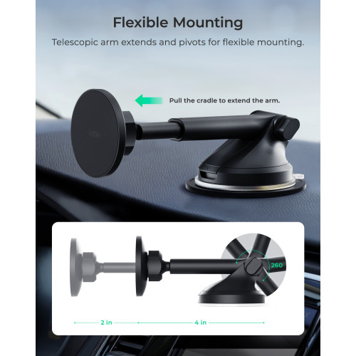 iOttie iTap 3 Magnetic Dash & Windshield Mount - suport magnetic pentru telefon pentru tabloul de bord și parbriz