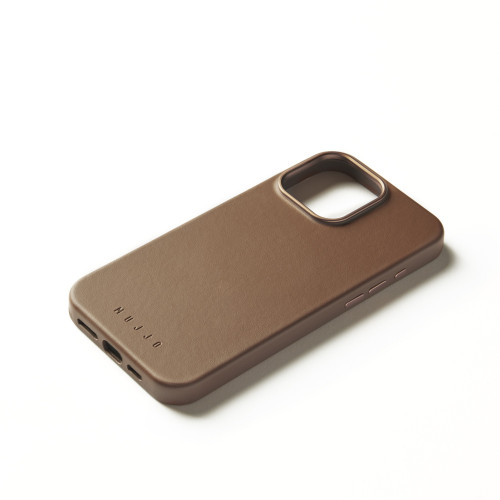 Etui Mujjo na tle eleganckiego wnętrza, podkreślające jego stylowy design.