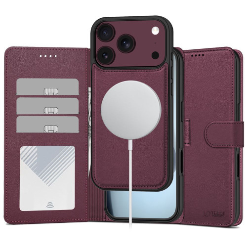 Tech-protect Wallet Magsafe Iphone 17 Pro Max / 18 Pro Max Mulberry