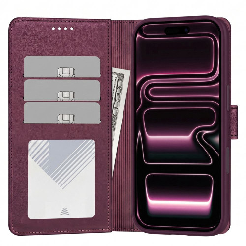 Tech-protect Wallet Magsafe Iphone 17 Pro Max / 18 Pro Max Mulberry
