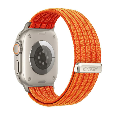 Tech-protect Nylon Sport Apple Watch 8 / 9 / 10 / 11 / Se / Ultra (44 / 45 / 46 / 49 Mm) Orange