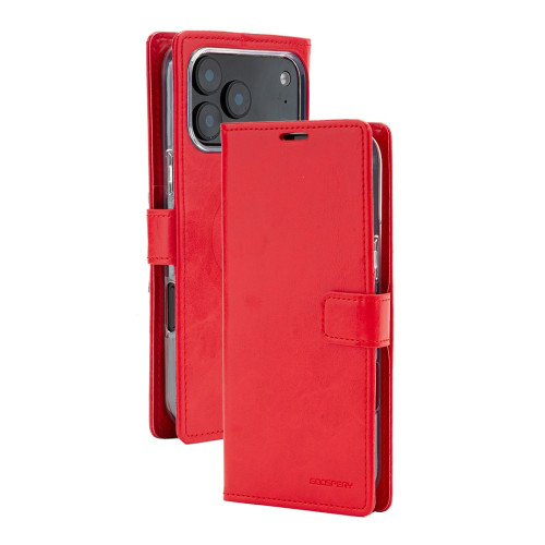 Etui Mercury BlueMoon Diary MagSafe do   iPhone 17 Pro Max / 18 Pro Max czerwony