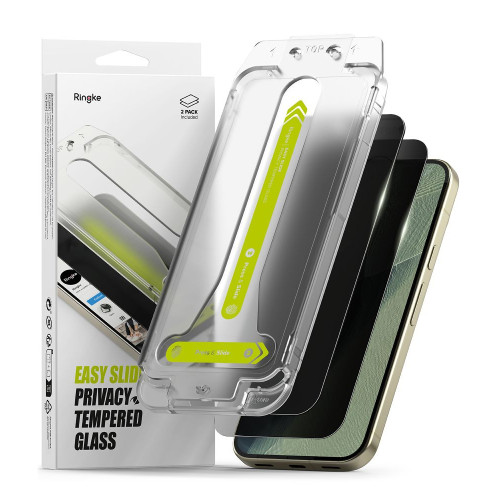 Ringke Easy Slide Privacy Glass 2-pack for Google Pixel 9 Pro / 10 Pro / 11 Pro