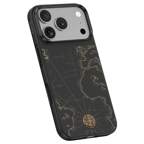 Benks Etui ArmorEdge X1 Air Navigator Kevlar (C.K.FL.AP.SJ.0069) iP18 Pro/17 Pro fekete