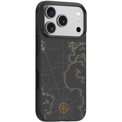Benks Etui ArmorEdge X1 Air Navigator Kevlar (C.K.FL.AP.SJ.0069) iP18 Pro/17 Pro fekete