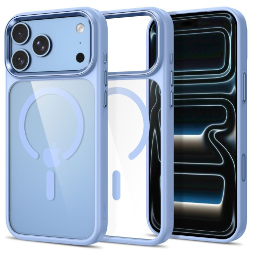 Tech-protect Magmat Magsafe Cc Iphone 17 Pro / 18 Pro Light Blue/clear