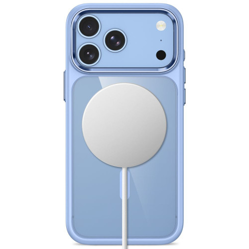 Tech-protect Magmat Magsafe Cc Iphone 17 Pro / 18 Pro Light Blue/clear