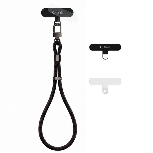 Tech-protect C11s Rope Wrist Strap Obsidian Black