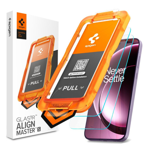 Tempered Glass Spigen Alm Glas.tR Slim Ac 2-pack Oneplus 15 Clear