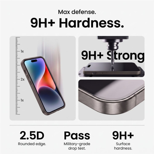 SzkŁo Hartowane Tech-protect Easy Set+ 3-pack Iphone 18 Pro Max Clear