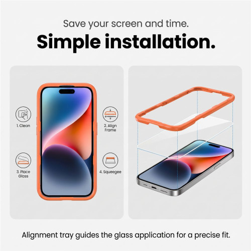 SzkŁo Hartowane Tech-protect Easy Set+ 3-pack Iphone 18 Pro Max Clear