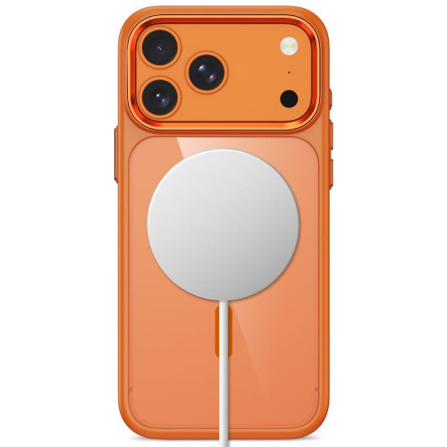 Tech-protect Magmat Magsafe Cc Iphone 17 Pro / 18 Pro Cosmic Orange/clear
