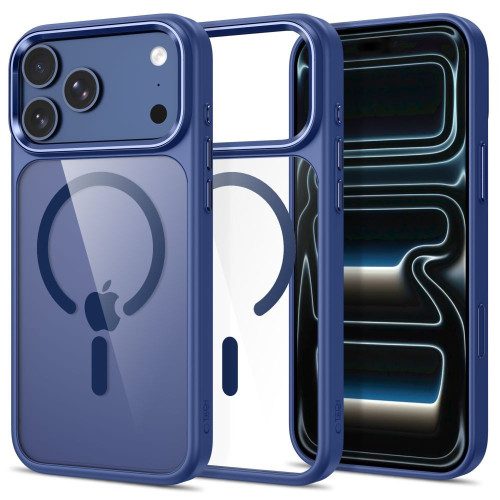 Tech-protect Magmat Magsafe Cc Iphone 17 Pro / 18 Pro Deep Blue/clear