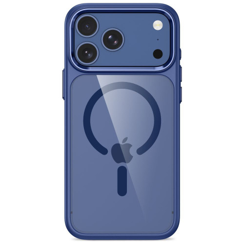 Tech-protect Magmat Magsafe Cc Iphone 17 Pro / 18 Pro Deep Blue/clear