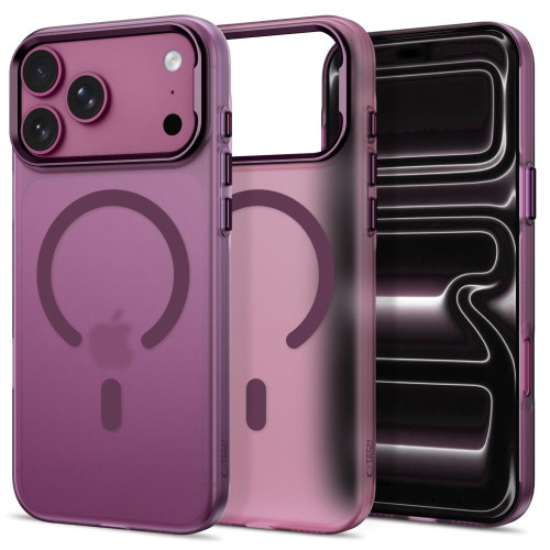 Tech-protect Magzero Magsafe Iphone 17 Pro / 18 Pro Matte Dark Cherry