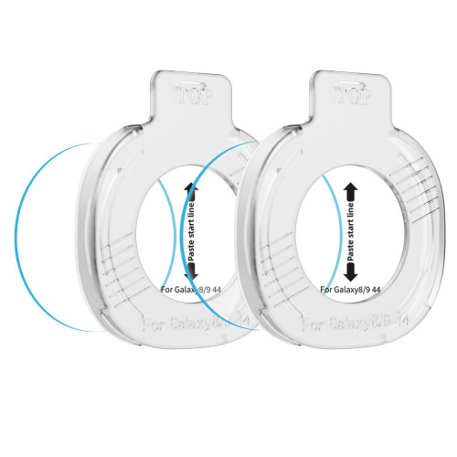 Tempered Glass Tech-protect Easy Set+ 2-pack Samsung Galaxy Watch 8 / 9 (44 Mm) Clear