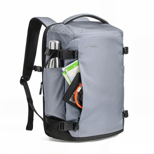 Tech-protect Defender S70 Ryanair & Wizzair Travel Laptop Cabin Backpack 24l 40x30x20 Urban Grey