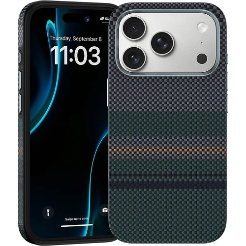 Benks Etui Magnetic Armor Pro Aurora Kevlar 600D (C.K.FL.AP.SR.A072) do Iphone 18 Pro/17 Pro (Camera Control Button)