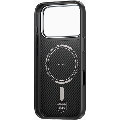 Benks Etui Magnetic Armor Pro Kevlar Metal Frame 600D (C.K.FL.AP.BK.BA73) do Iphone 18 Pro Max/17 Pro Max (Camera Control Button)