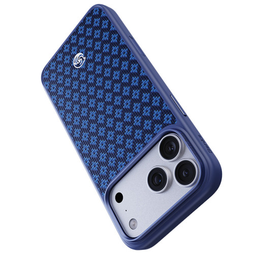 Benks Etui Magnetic Armor Pro Armor Grid Kevlar Metal Frame 600D (C.K.FL.AP.BE.B072) do Iphone 18 Pro/17 Pro niebieski