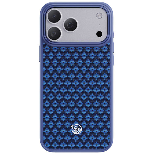 Benks Etui Magnetic Armor Air Armor Grid Kevlar Metal Frame 600D (C.K.FL.AP.BE.B073) do Iphone 18 Pro Max/17 Pro Max niebieski