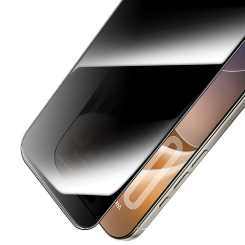Benks Hartowane szkło Ultra Shield Privacy Glass (C.M.ML.AP.BK.FL70) do Iphone 18 Pro czarne