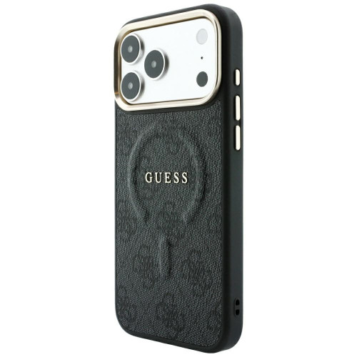 Guess Etui Embossed 4G Classic für iPhone 18 Pro Max, geprägtes 4G-Muster und klassisches Logo
