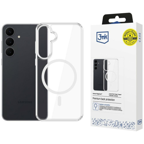 3mk Armor MagCase Samsung Galaxy S26 FE jaoks, läbipaistev