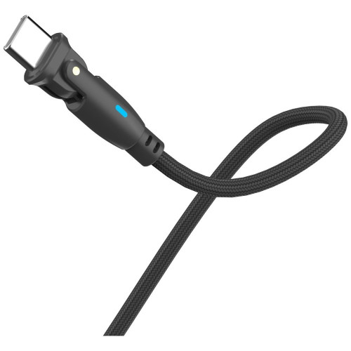 Kábel 3MK Hyper Cable N-SERIES USB-C do USB-C 1m 20V/5A 100W fekete