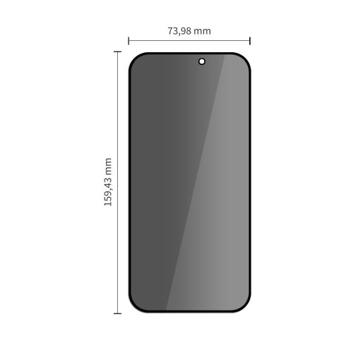 Tech-Protect Glass Spy+ 2-pack Iphone 18 Pro Max Privacy
