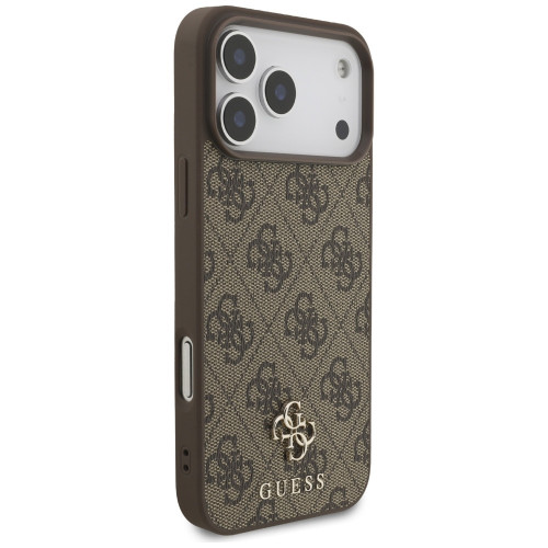 Etui Guess 4G Small Classic Logo MagSafedo iPhone 18 Pro Max / 17 Pro Max brązowy