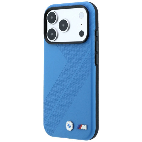 Etui BMW M Tire Track Metal Logo MagSafe do iPhone 18 Pro / 17 Pro blau