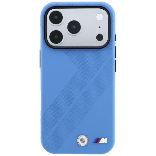 Etui BMW M Tire Track Metal Logo MagSafe do iPhone 18 Pro / 17 Pro blau