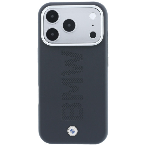 Etui BMW Sign Centered Deboss MagSafe für iPhone 18 Pro / 17 Pro grau