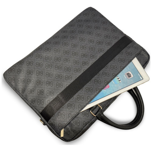 Guess 4G Round Bag 4G & Classic Logos Stripe 16” black