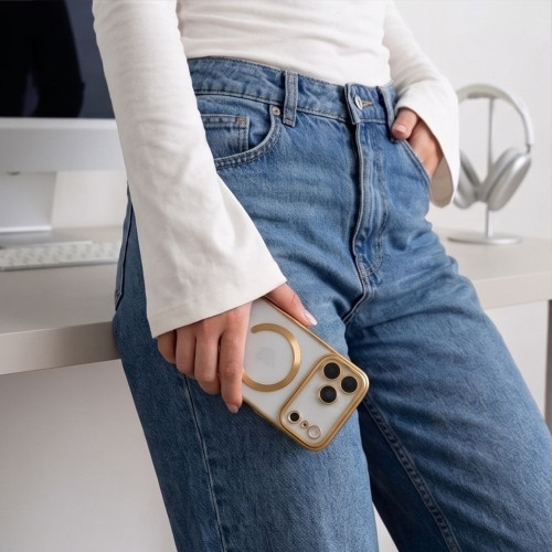 Tech-protect Magflex Magsafe Iphone 17 Pro Max / 18 Pro Max Shiny Gold, Ansicht 7
