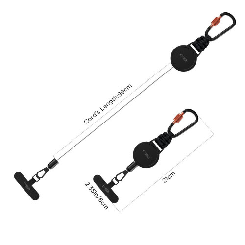Tech-Protect ATH04 UrbanLoop Anti-theft Holder Black/orange, view 4