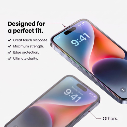 Szkło hartowane Tech-Protect Glass Fit+ do Samsung Galaxy S26 FE Clear [2 PACK], nézet 4