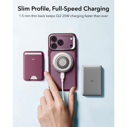 Esr Classic Hybrid Kickstand Magsafe Iphone 17 Pro Max / 18 Pro Max Frosted Deep Burgundy, widok 6