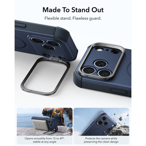 Esr Cyber Tough Kickstand Magsafe Iphone 17 Pro / 18 Pro Blue, widok 4