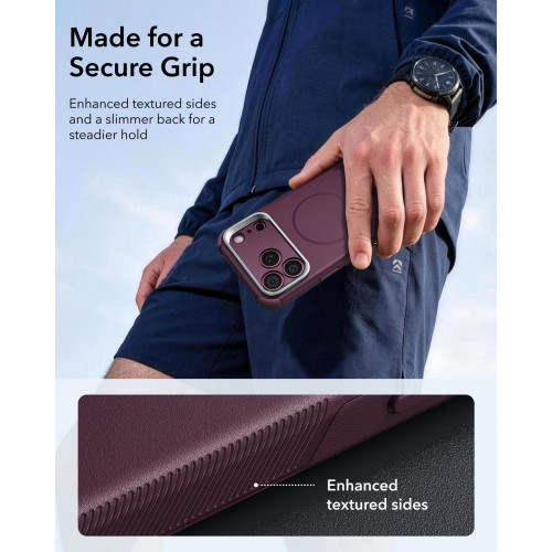 Esr Cyber Tough Kickstand Magsafe Iphone 17 Pro Max / 18 Pro Max Deep Burgundy, widok 6